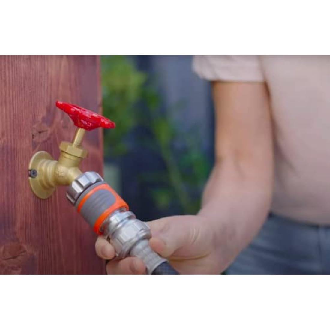 Gardena 39042-BK Hose Connector Set-Premium Metal, 1