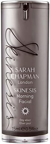 Sarah Chapman Skinesis Morning Facial Elixir Face Oil, 15ml – Re-Plumps Skin, Softens Lines, with Vitamins A & C to Brighten & Rejuvenate
