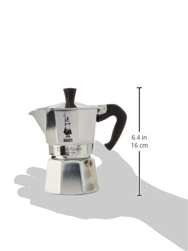 Bialetti Moka Express 2020 In Headband Cup 3, Silver