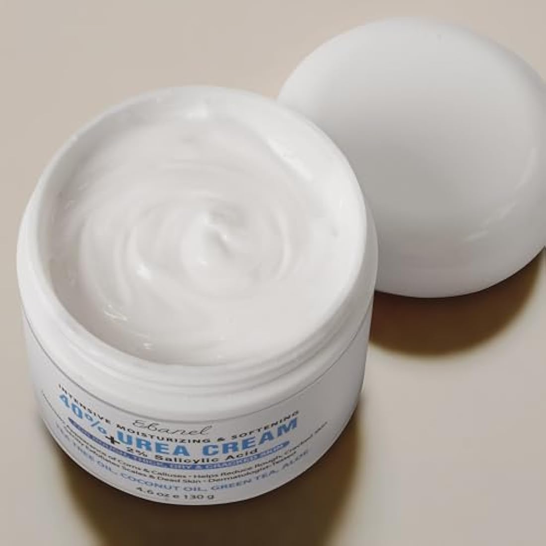 Urea Cream 40% Plus Salicylic Acid 4.6 oz, Callus Remover Hand Cream Foot Cream For Dry Cracked Feet, Hands, Heels, Elbows.