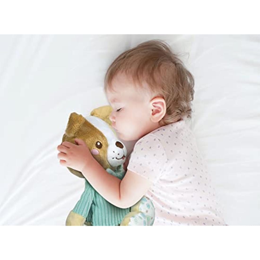 Clementoni Baby 17417, Pete the Puppy Plush Toy for Babies, Ages 0 months Plus