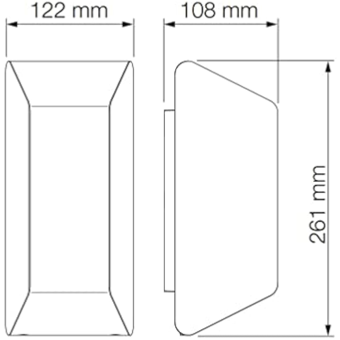 Steinel L 30 Anthracite Outdoor Wall Light, Patio Light without sensor, E27 Socket, Modern Wall Lamp, Impact Resistant