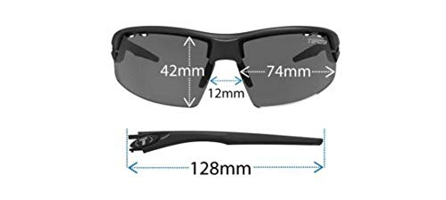 TIFOSI Crit Crystal Black Fototec Light Night Lens Sunglasses: Fototec photochromic lens, lightweight, UV protection, adjustable ear and nose pieces,
