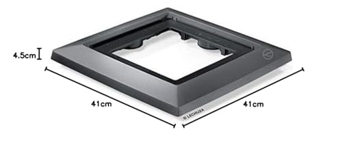 Lechuza Coaster for Lechuza CUBICO 40 Planter L41 W41 H4.5 cm Charcoal Metallic