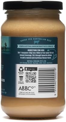 Australian Beef Bone Broth Concentrate- Natural Beef Instant Bone Broth Beverage - Gluten & Dairy Free - Great for Soups, Stock, Broth Beverage drink.