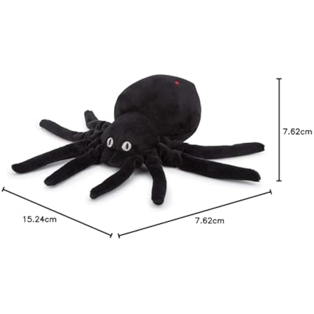 Zappi Co Children's Soft Cuddly Plush Toy Animal - Perfect Perfect Soft Snuggly Playtime Companions for Children (12-15cm /5-6") (Spider)