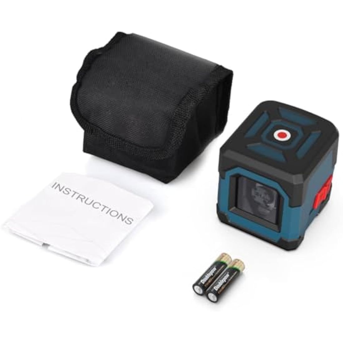 Laser Level Green,RockSeed Cross Line Laser Leveler Horizontal and Vertical Points Rotatable 360 Degree Self Levelling Spirit Levels Manual/Self-Leveling Mode IP54 Carrying Pouch,Battery Included