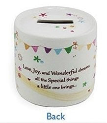 Little Bear Hugs Collection Money Box by Jennifer Rose LP33239 (White)