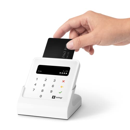 SumUp Air Bundle - Air Card Reader & Charging Station - contactless payments with Credit & Debit Card.