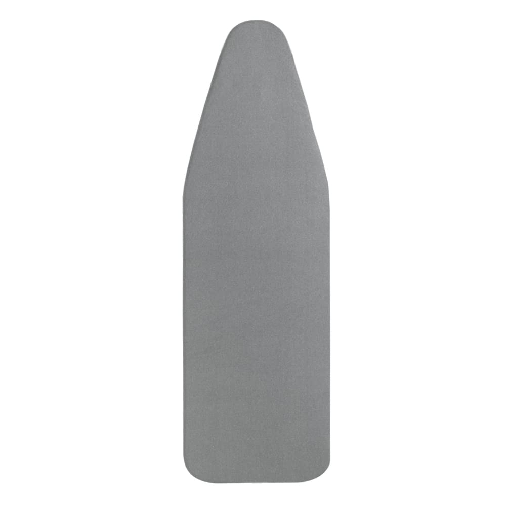 LEEWEITAS Ironing Board Covers 148x55cm, Extra Large Ironing Board Cover with 100% Cotton Top and Thick Padding, Easy Fit and Scorch Resistant (Grey,