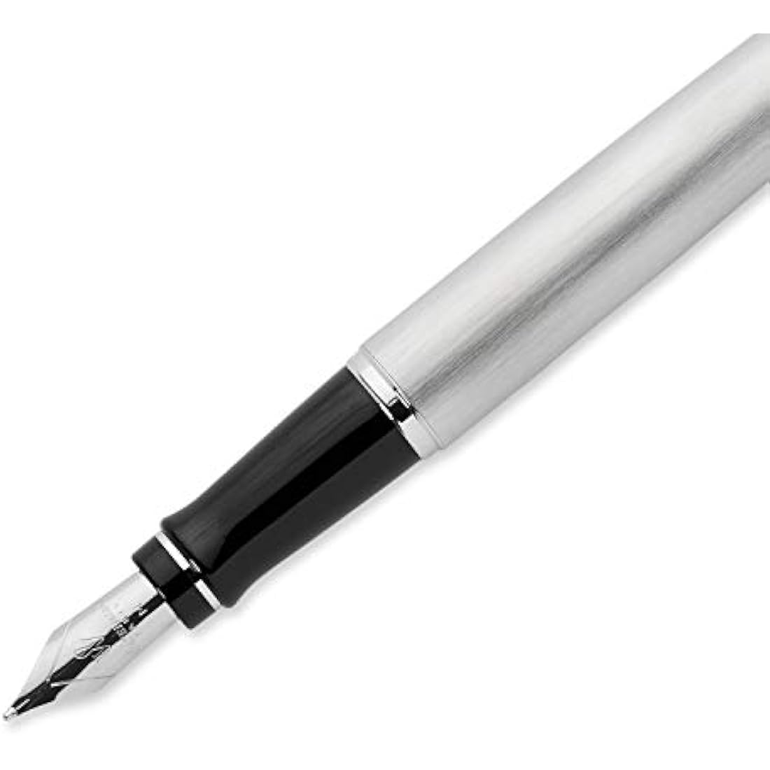 Waterman Expert Fountain Pen | Stainless Steel with Chrome Trim | Medium Nib | Gift Box