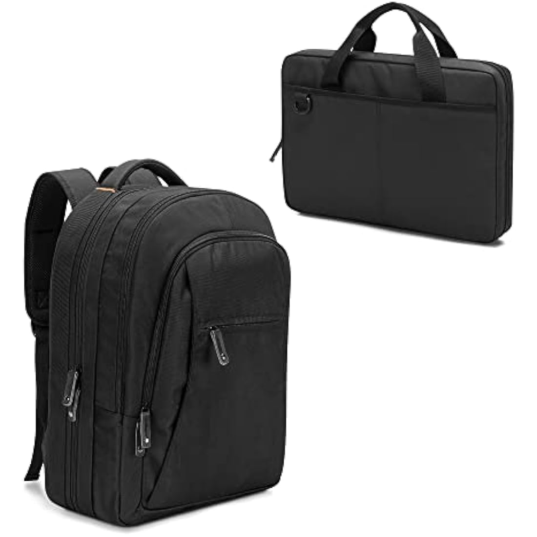 Samdew 3-Layer Chef Backpack with Knife Bag, Professional Knife Carry Case with 12 + 23 Slots & Multiple Pockets, Knife Set Bag for Kitchen Utensils (Knives Not Included)