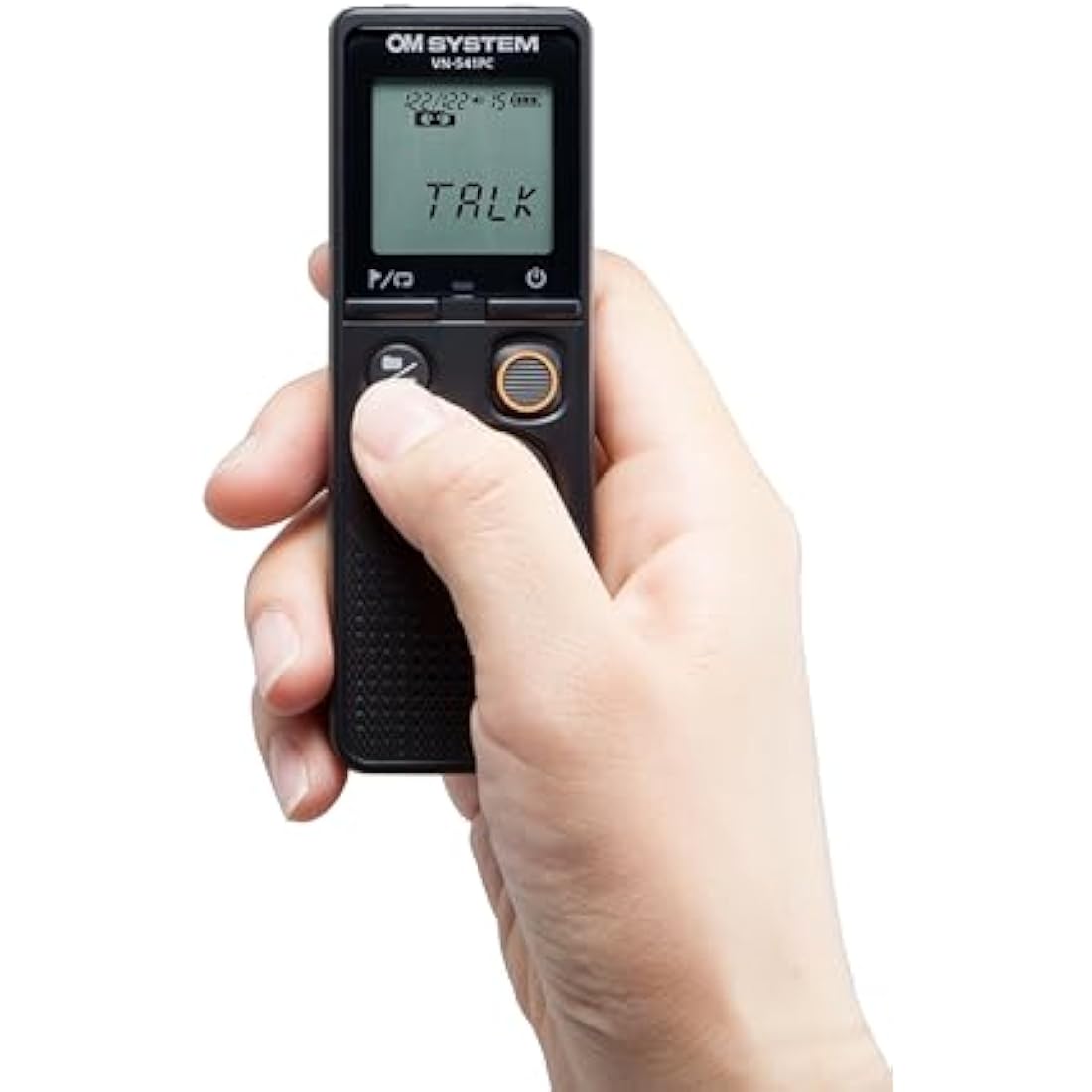 OM SYSTEM VN-541 PC (Successor Olympus VN-541 PC) Digital Voice Recorder with Omnidirectional Microphone, One-Touch Recording, Noise Cancellation & 4 GB Memory