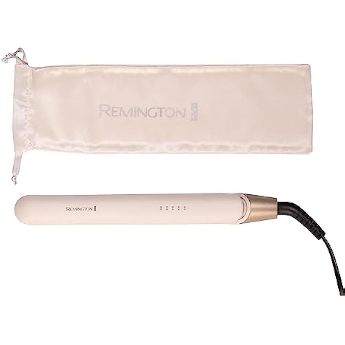 Remington Shea Soft Hair Straightener - 110mm floating coated plates, releases Micro-Conditioners to promote hairs natural shine, Digital control with 5 settings from 150-230°C,Storage pouch, S4740