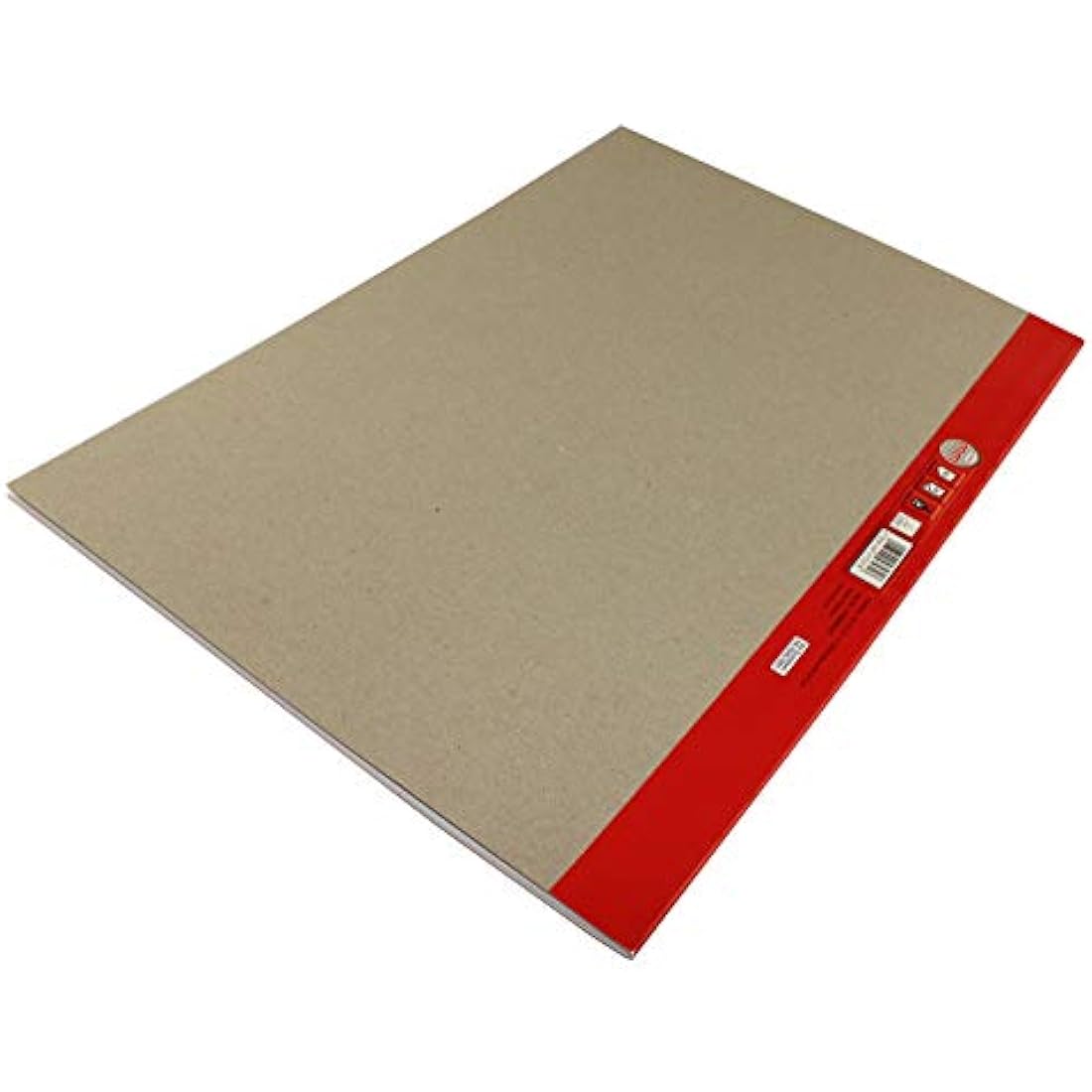 Landre 100050433 mm Pad A3 Pack of 10 80 g/m² Millimetre Paper 20 Sheets Glued Top Line Colour Red Grid Paper Geometry
