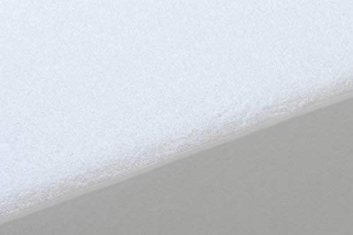 Savel - Mattress Cover (120x190/200 cm) Small Double Size | Aloe Vera | Waterproof Mattress Protector - White