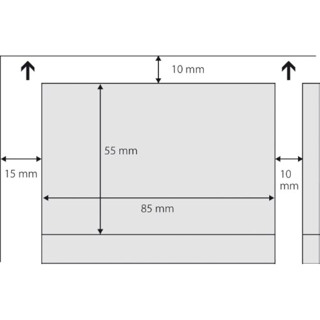 SIGEL LP801, 85x55 mm (A4), Business Cards, 3C, smooth cut all around, 250 gsm, printable, bright White, 400 Piecesequal to40 sheets
