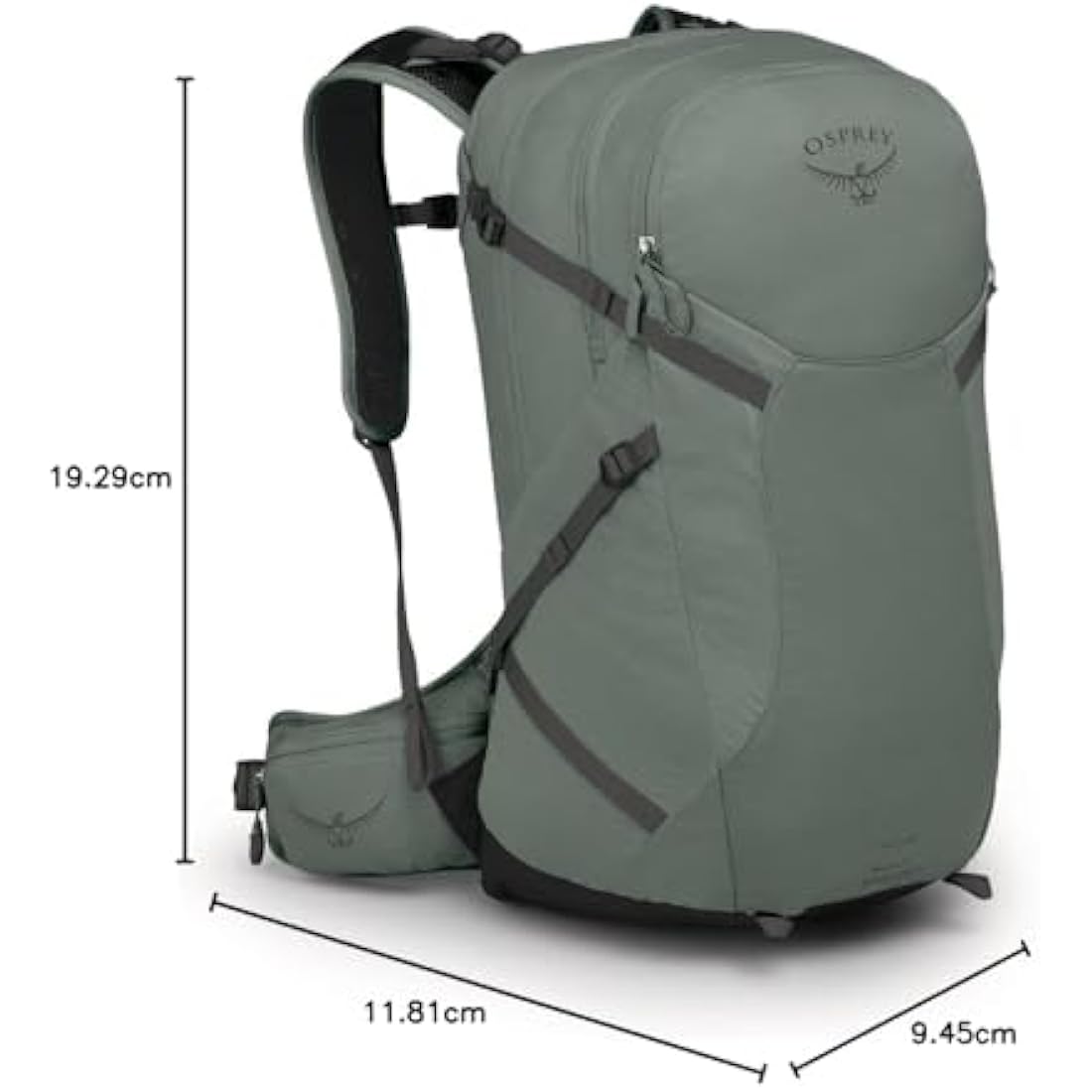 Osprey Sportlite Unisex Backpack, 25L, Pine Leaf Green, S/M