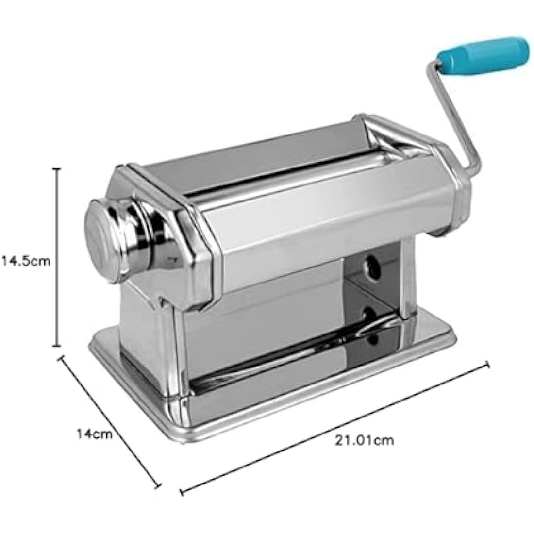 Artemio Pasta Machine for Modeling Clay, Red and Steel, 21 x 14 x 14, 5 cm