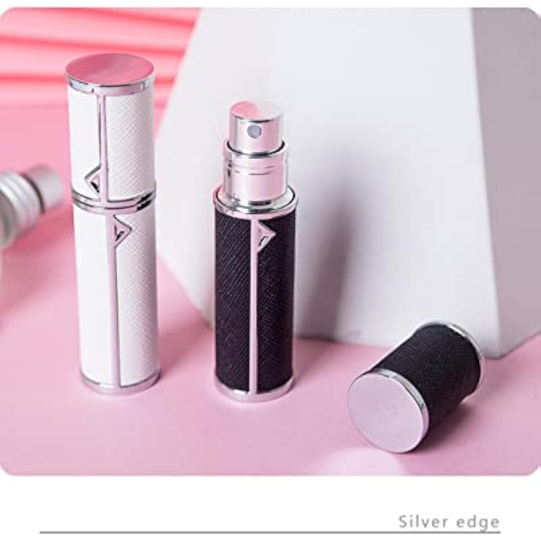 VVGAOGES Perfume Atomiser,Portable Refillable Empty Perfume Spray,Mini Perfume Bottles Empty for Travel 5 ml (YB-Pink)