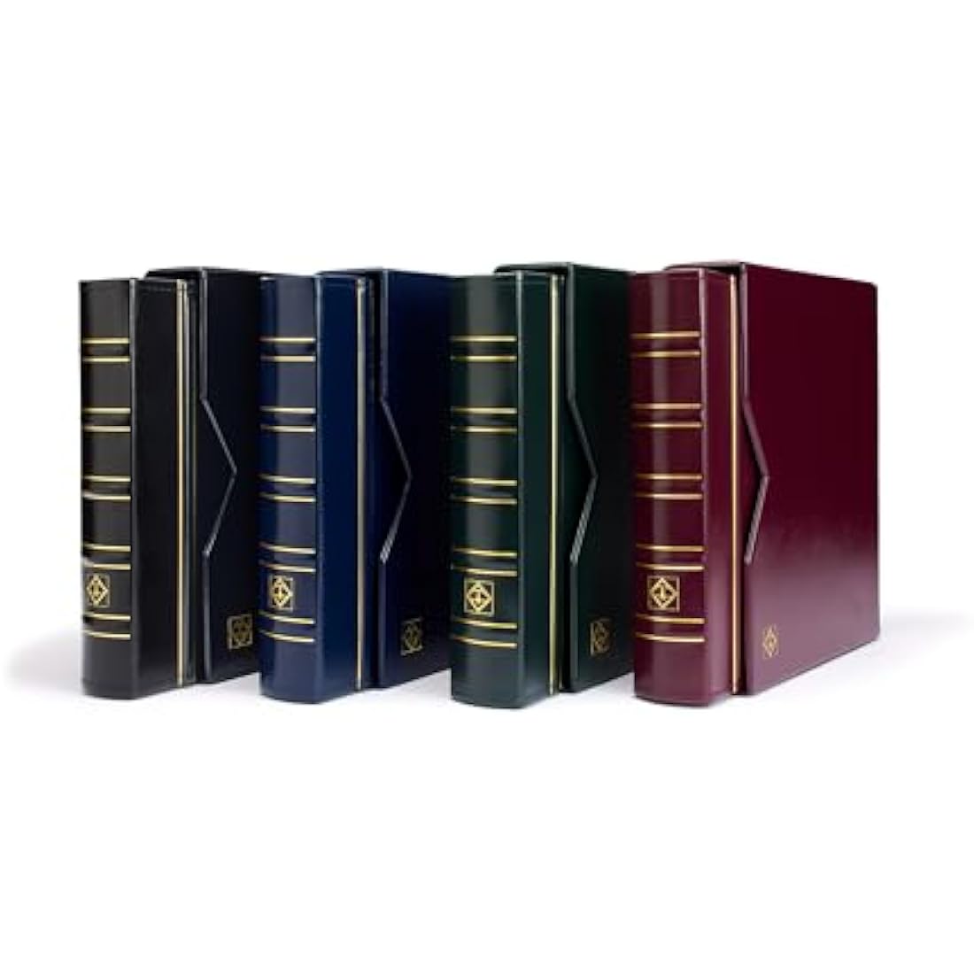 Lighthouse coin album OPTIMA, in classic design incl. slipcase, black