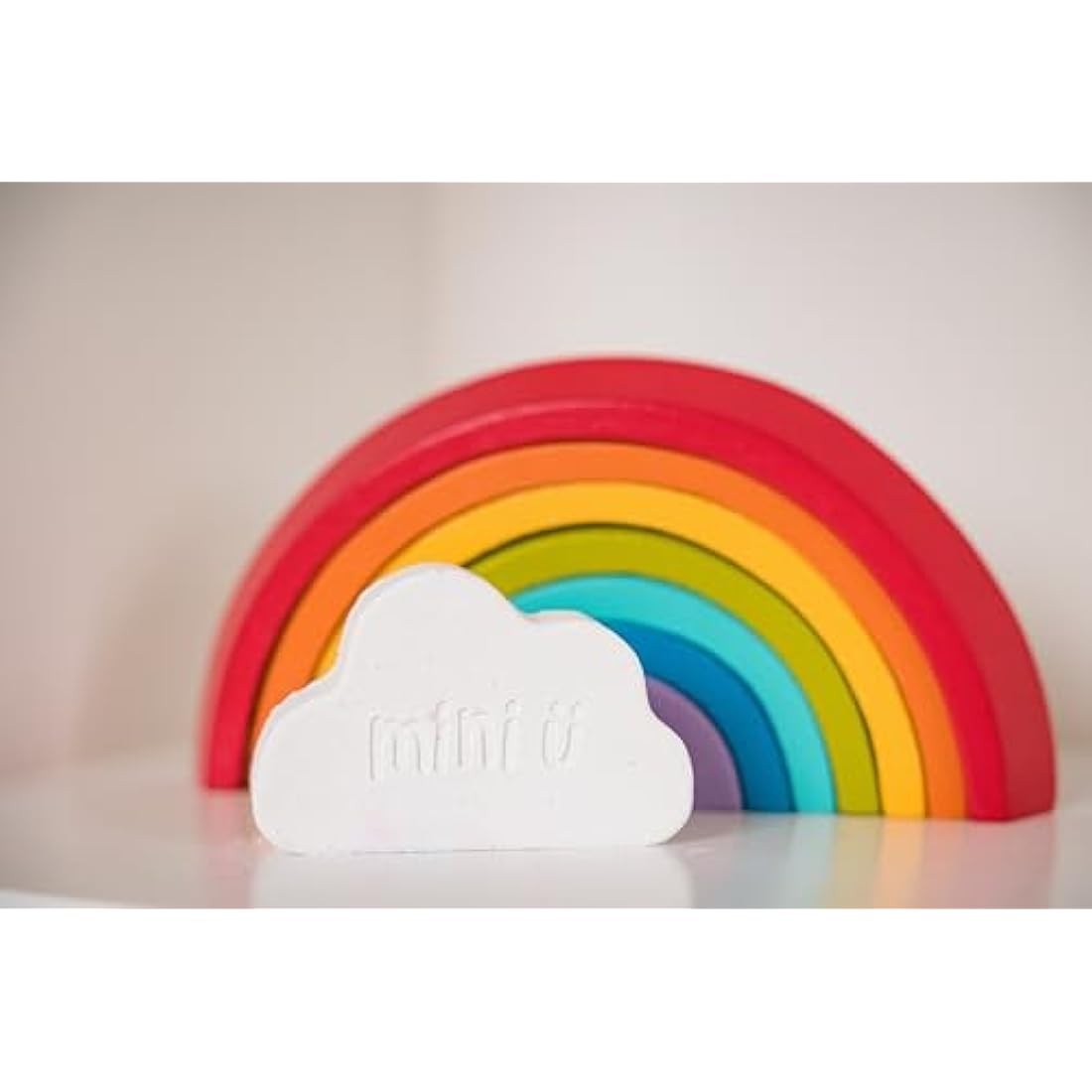 Mini U Cloud Bath Bombs (3 Pack), Rainbow Trail Bath Bombs for Kids, Vegan & Cruelty Free, Non Toxic