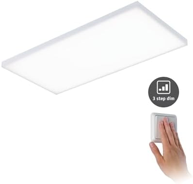 Paulmann 79823 Velora LED Panel Rectangular incl. 1x26 watt Ceiling lamp White matt Light Panel Metal Ceiling Light 3000 K