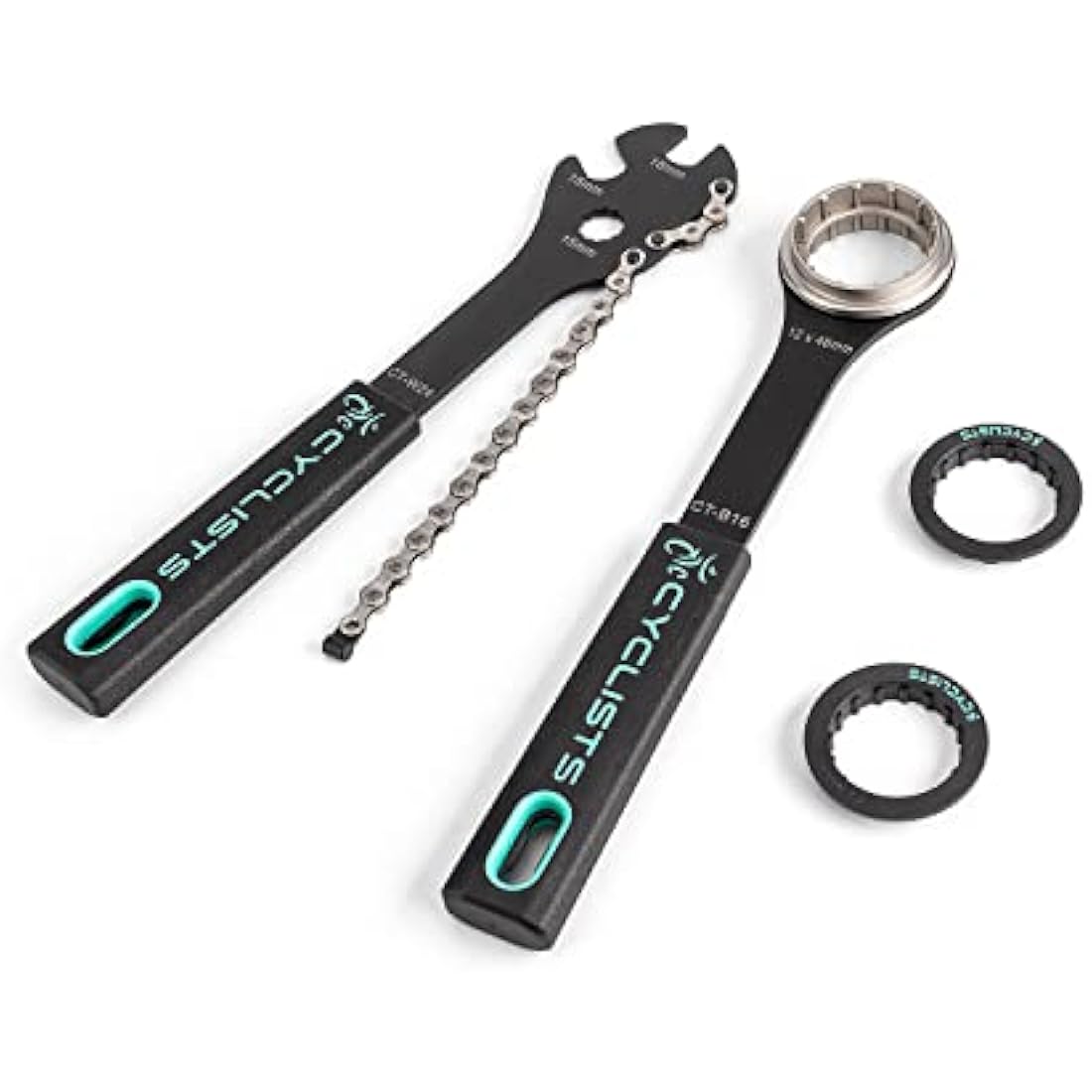 cyclists 27-Piece Bicycle Repair Kit, Portable Tool Box Tool Set, Tyre Chain Assembly, Repairs Bike Tool, with Carry Case