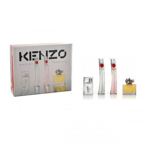 Kenzo Miniatures Gift Set 5ml Jungle Elephant EDP + 4ml Flower EDP + 4ml Flower by Kenzo Poppy Bouquet EDP