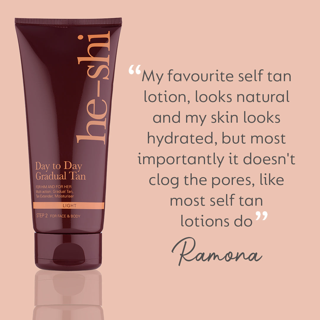 He-Shi Day to Day Gradual Tan 200ml - Nourishing cream tan Self tan