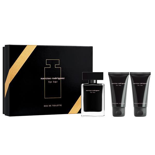 Narciso Rodriguez for Her Gift Set 50ml EDT + 50ml Body Lotion + 50ml Shower Gel