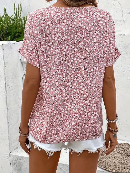 Verna | Elegant Blouse With Floral Print
