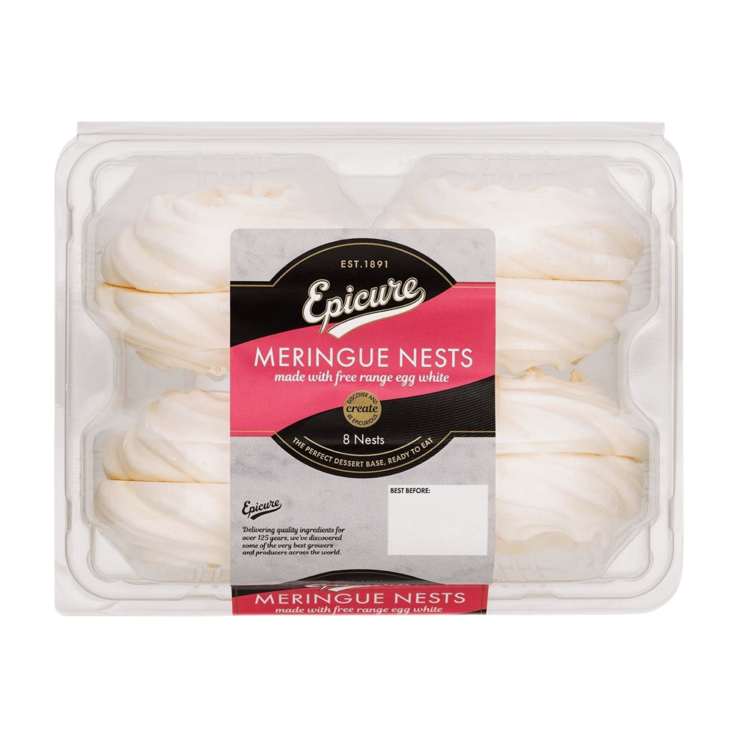 Epicure Meringue Nests (8 Nests)