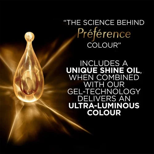 L'Oréal Préférence 4.26 Pure Burgundy Cool Violet Permanent Hair Colour - Fade-Defying Luminous Shine for All Hair Types