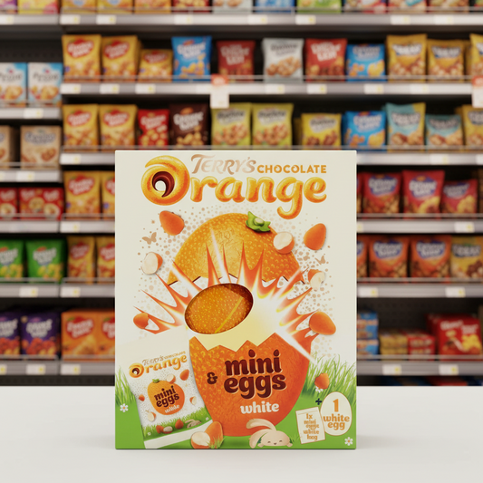 6 x Terrys Chocolate Orange White Easter Egg Mini Eggs - 260GM