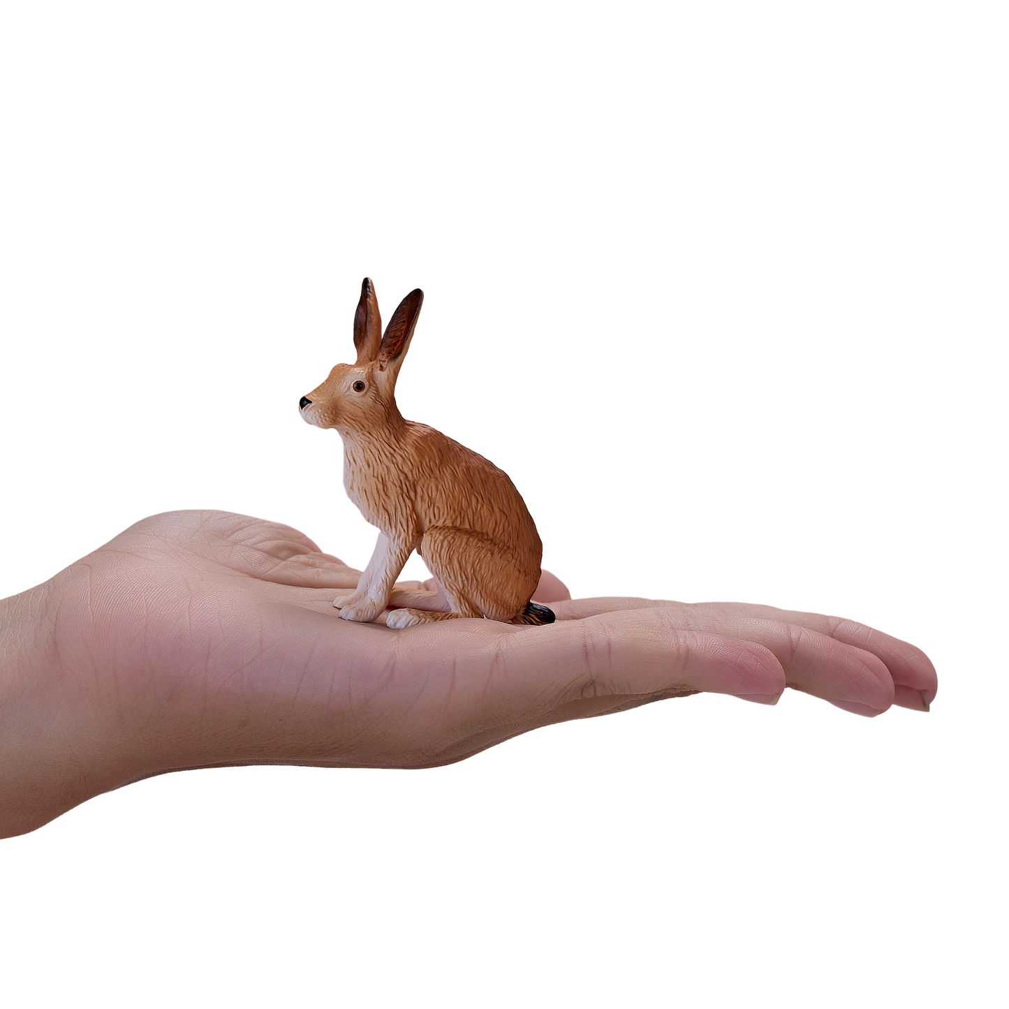 Hare Toy Figure Realistic Woodland Animal Model