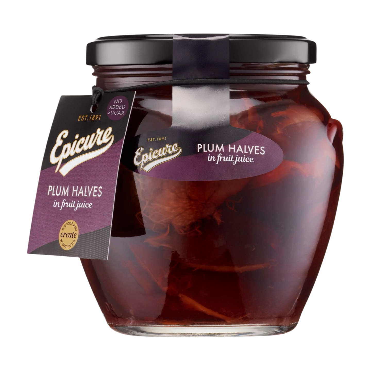 Epicure Plum Halves in Fruit Juice (560g)