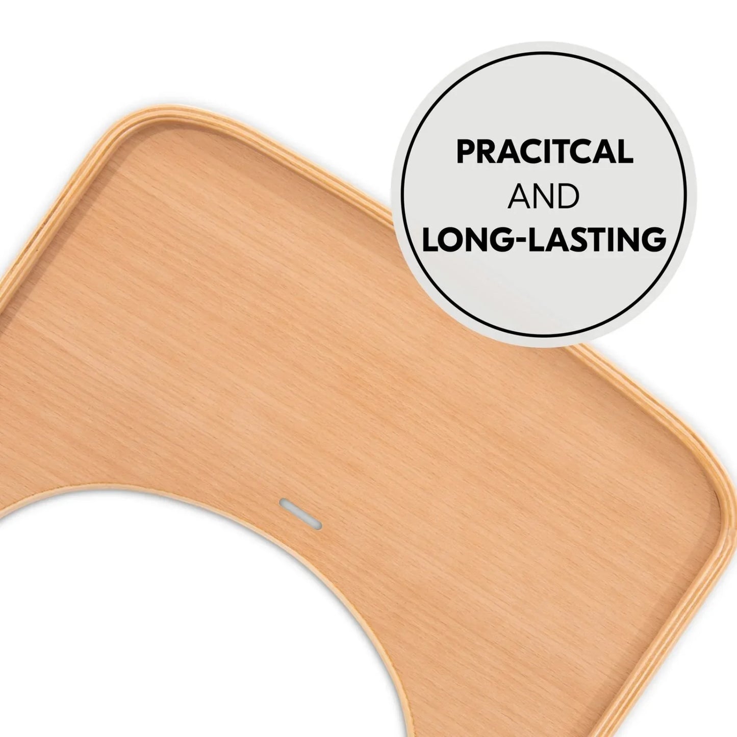 Hauck Alpha Wooden Tray - Natural