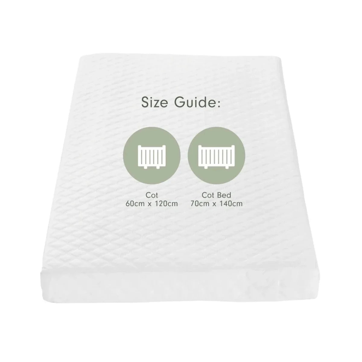Tutti Bambini Sprung Cot Bed Mattress 70x140cm
