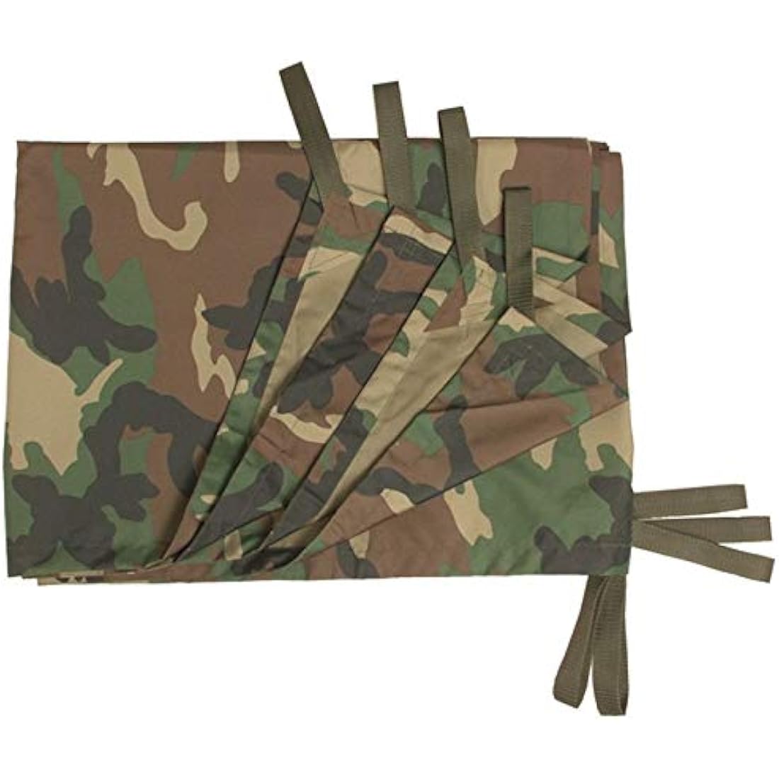Mil-Tec Multi-Purpose Tarpaulin, Aluminium, Woodland, Standard Size