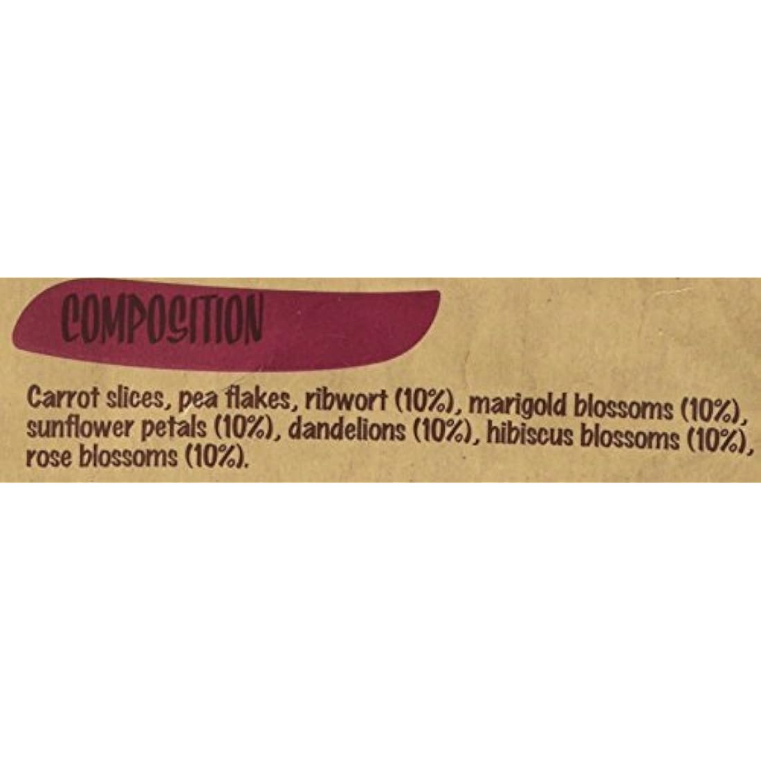 Rosewood Naturals Summerfield Salad, Small Animal Treat for Rabbits, Guinea Pigs, Chinchillas, Degus, Hamster and Gerbils, 100g