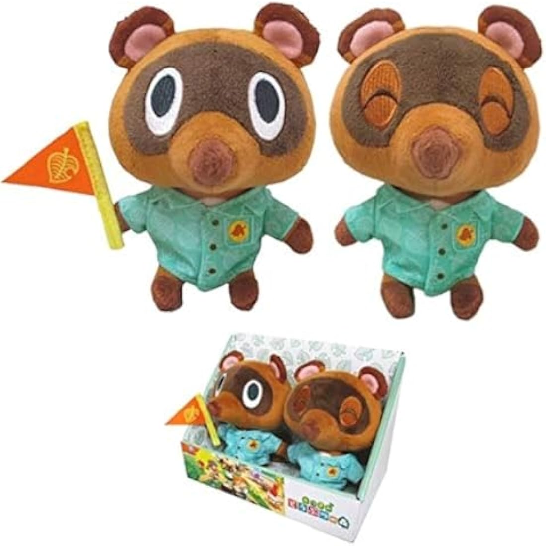 New Horizons Sanei Animal Crossing Timmy & Tommy Nook plush box set