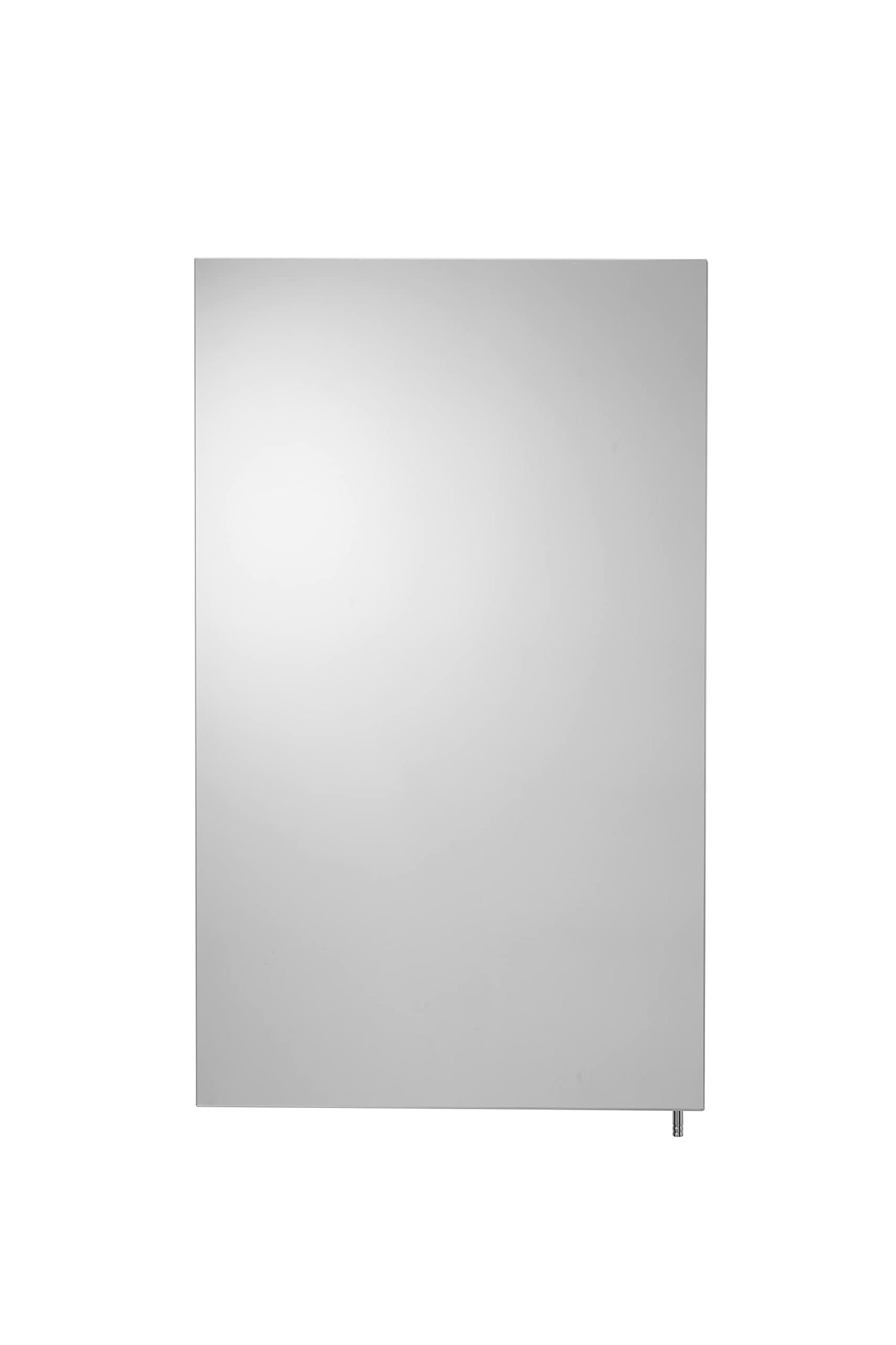 Croydex Finchley Stainless Steel Bathroom Mirror Cabinet, 2 Adjustable Shelves, Soft Close Hinges, All Fixtures and Fittings Included, Easy to Install