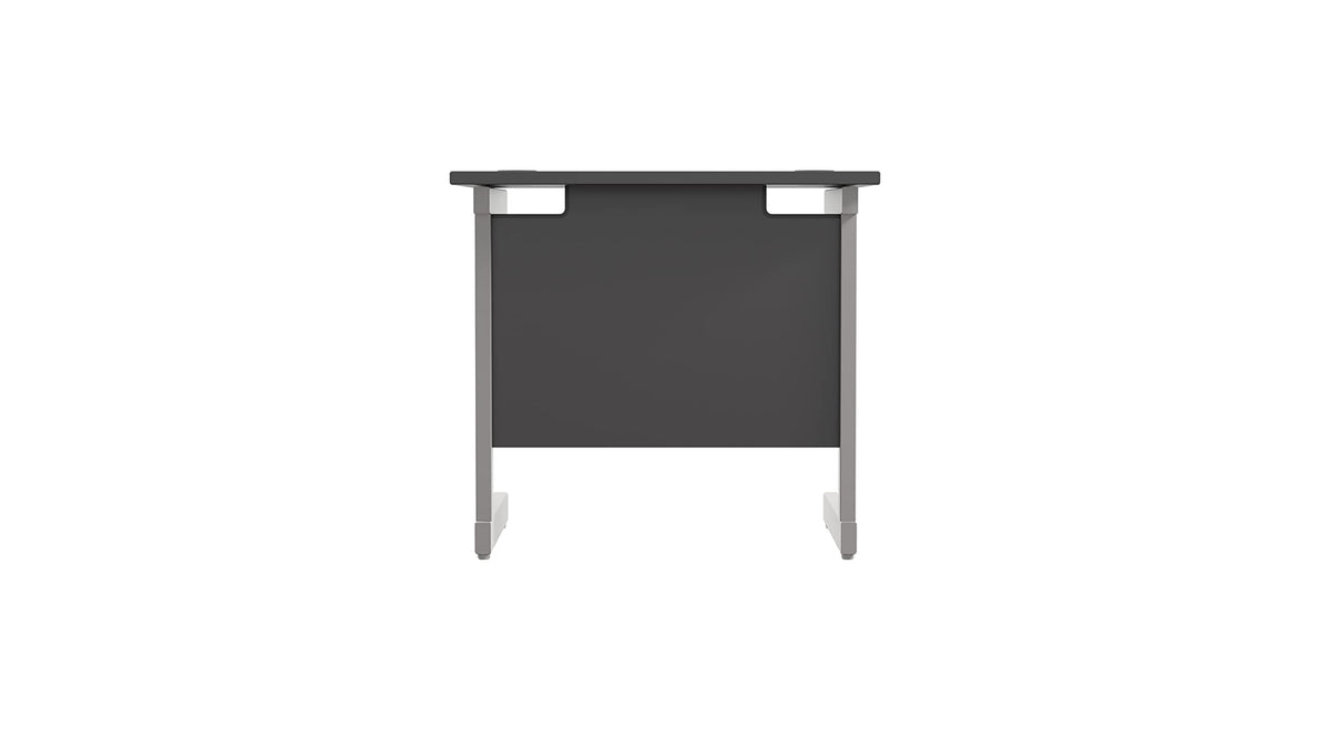 Office Hippo Heavy Duty Rectangular Cantilever Desk, Home Office Table With Integrated Cable Ports, PC Desk for Work or Home, 5 Yr Warranty