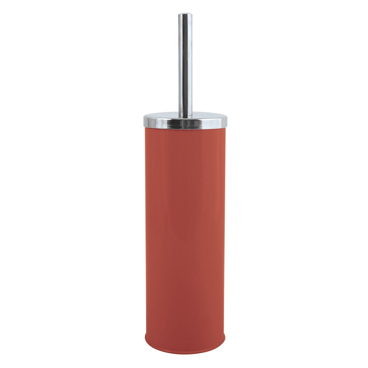 MSV Miami Toilet Brush with Hygienic Container Terracotta Red, 9x39cm