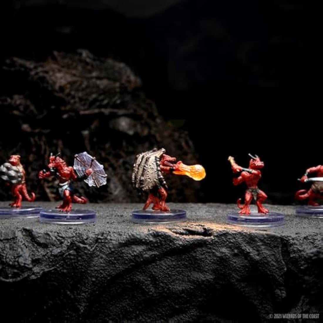 WizKids Dungeons and Dragons Icons of the Realms - Kobold Warband, Tabletop DnD Miniatures