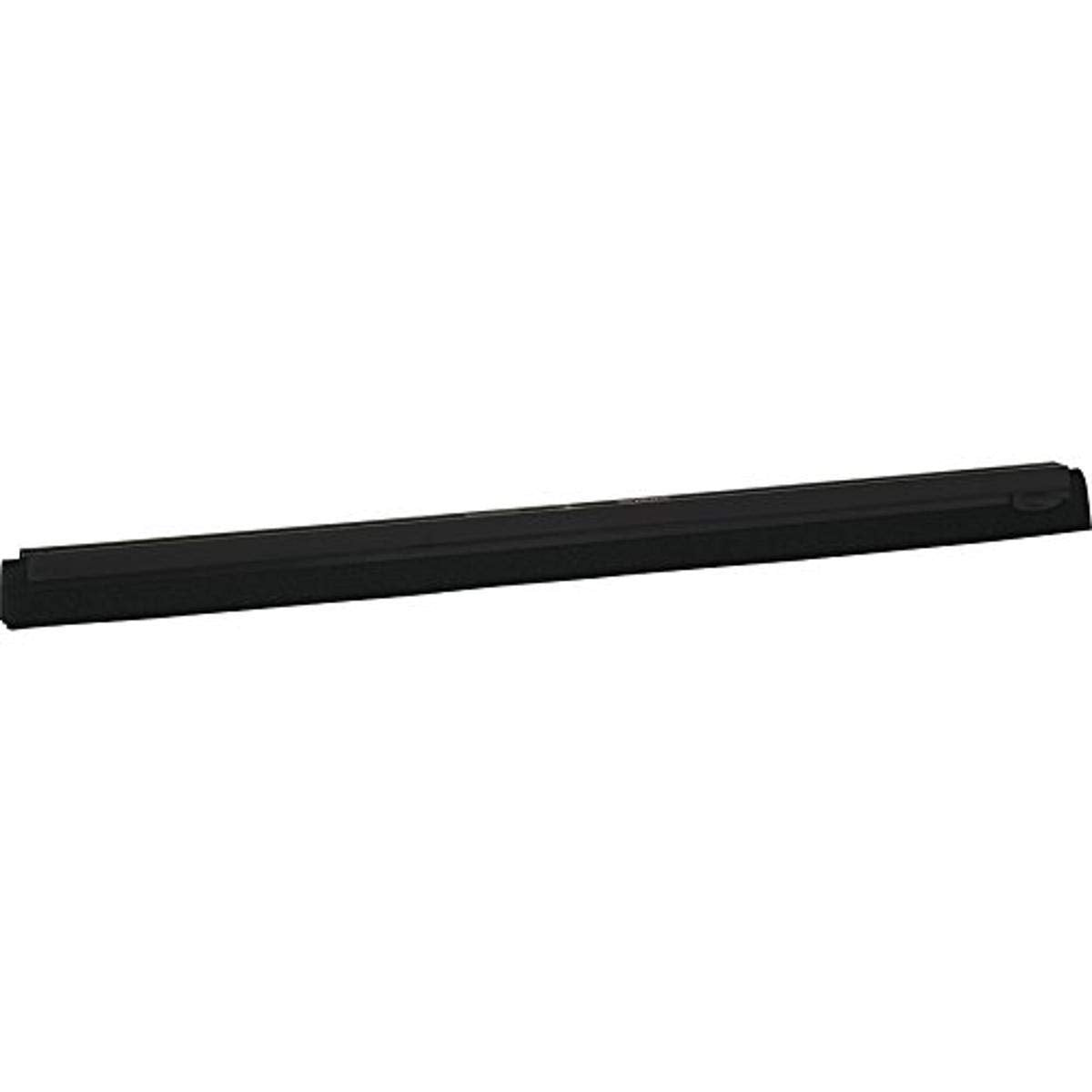 Vikan 77759 Foam Rubber Double Squeegee Blade, 28", Black