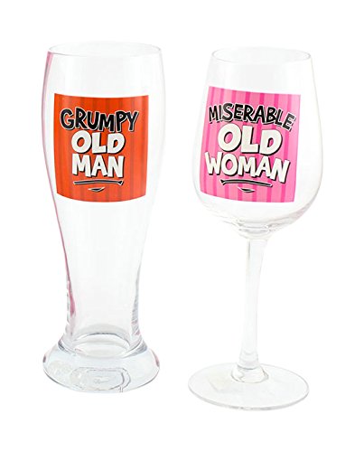 Lesser & Pavey Miserable Old Lady Glasses Set, ONE Size