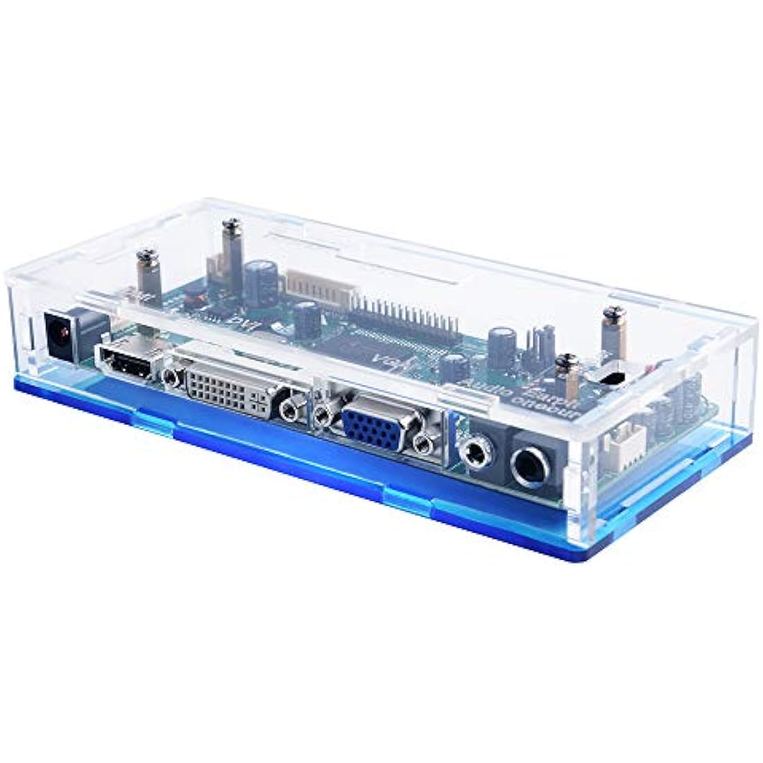 owootecc NT68676 HDMI VGA DVI Arcade Audio Input LCD Controller Driver Board Kit with Acrylic Case For HSD190MEN4 M170EN06 M170EG01 17" 19" 1280x1024 4CCFL 30Pin LCD Panel, Fit for Arcade1Up Monitor