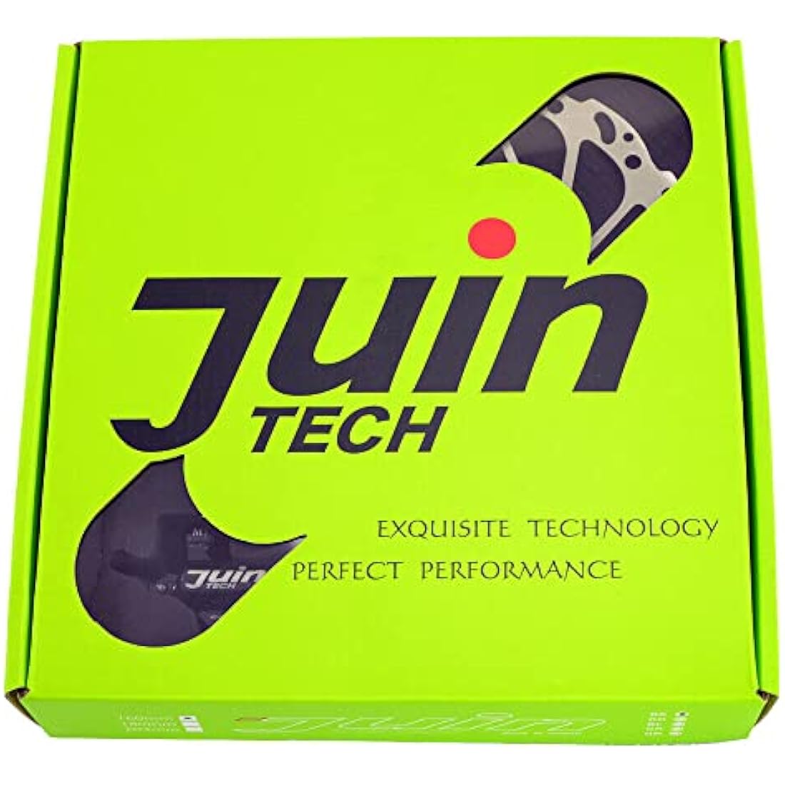 Juin Tech M1 Hydraulic MTB E-Bike Disc Brake Set 160mm with Rotor, Front and Rear, Black, JT1948
